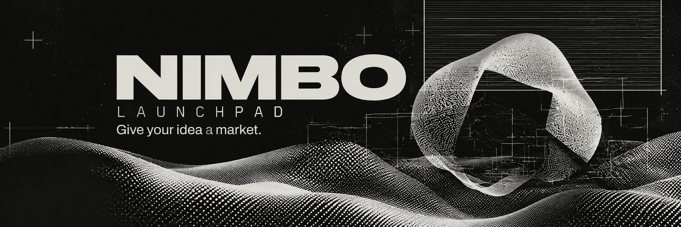 NIMBO launchpad banner for an X profile